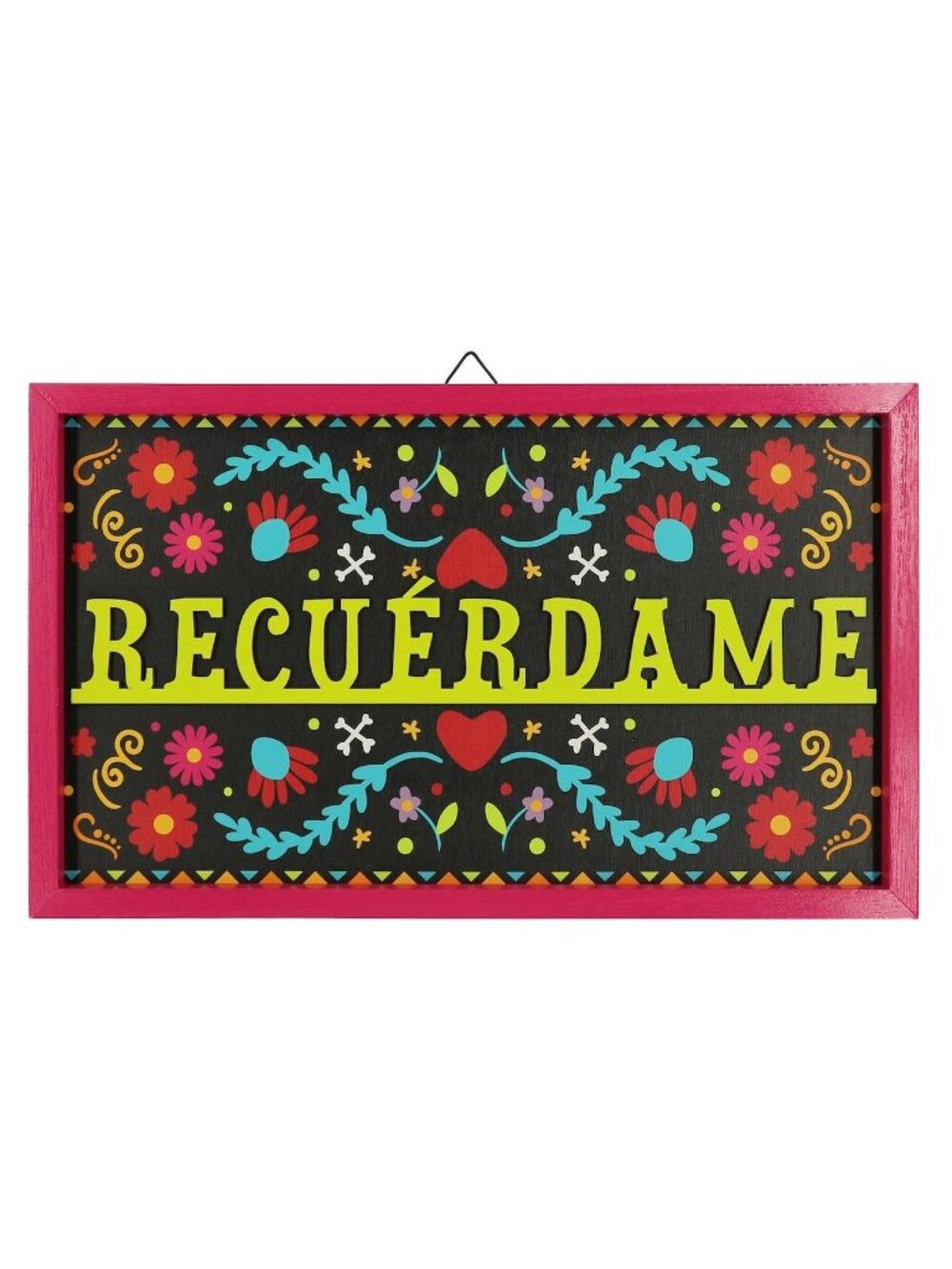 NWT Receurdame DOTD Dia de Muertos Sign Decor Latin Halloween Decoration Ashland